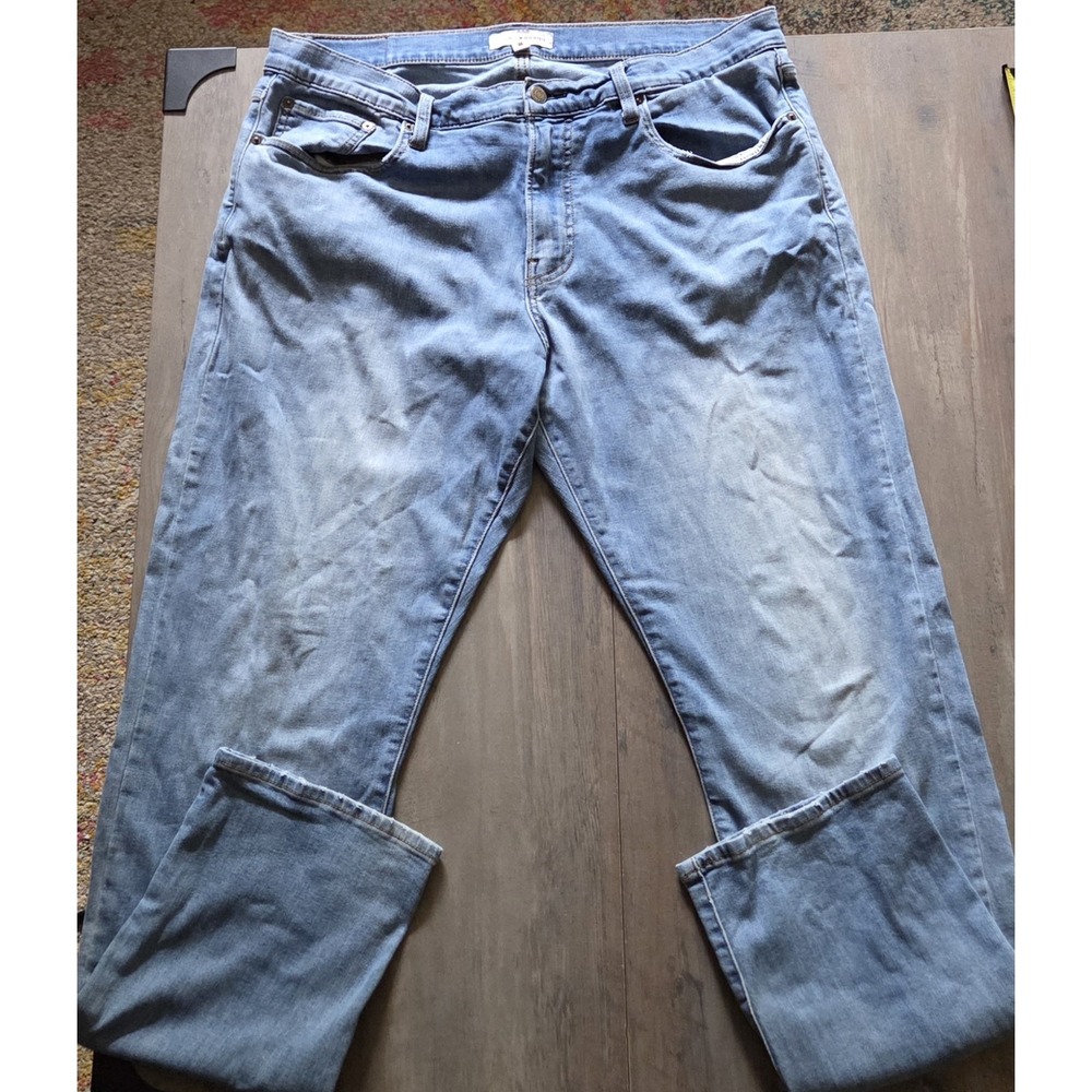 Lucky Brand Light Wash Denim Blue Jeans Men 36x34 Athletic Straight